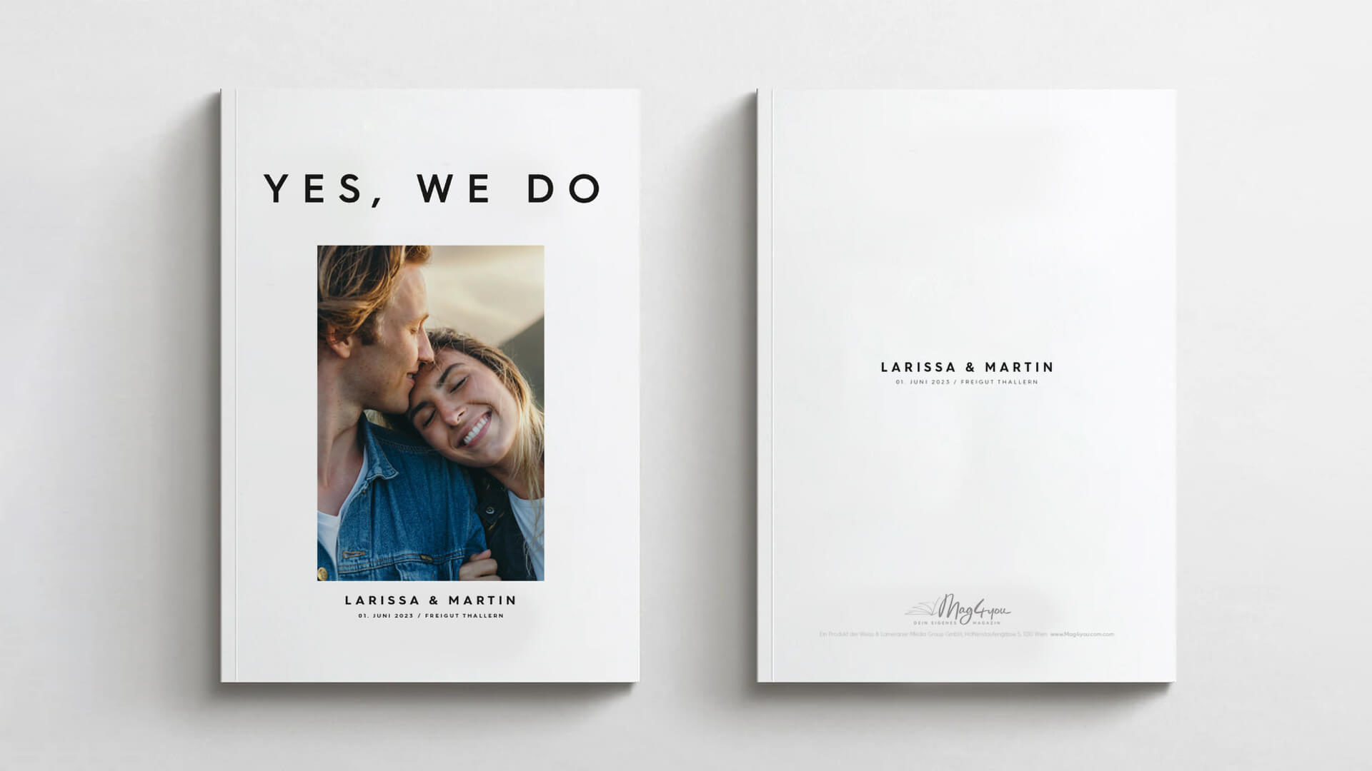 Hochzeitszeitung als Geschenk für die Gäste. Komplett von Profis gestaltet - kein Selbermachen! – Bild 5