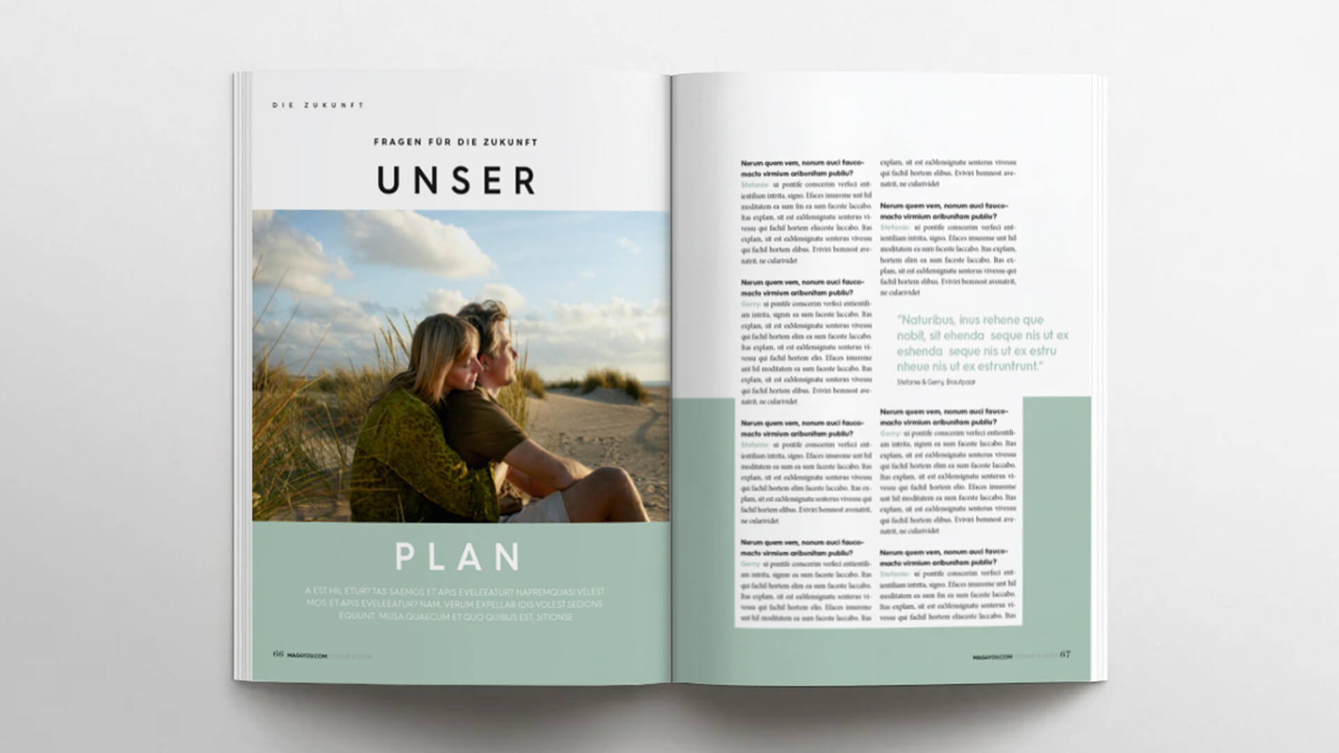 Hochzeitszeitung als Geschenk für die Gäste. Komplett von Profis gestaltet - kein Selbermachen! – Bild 4