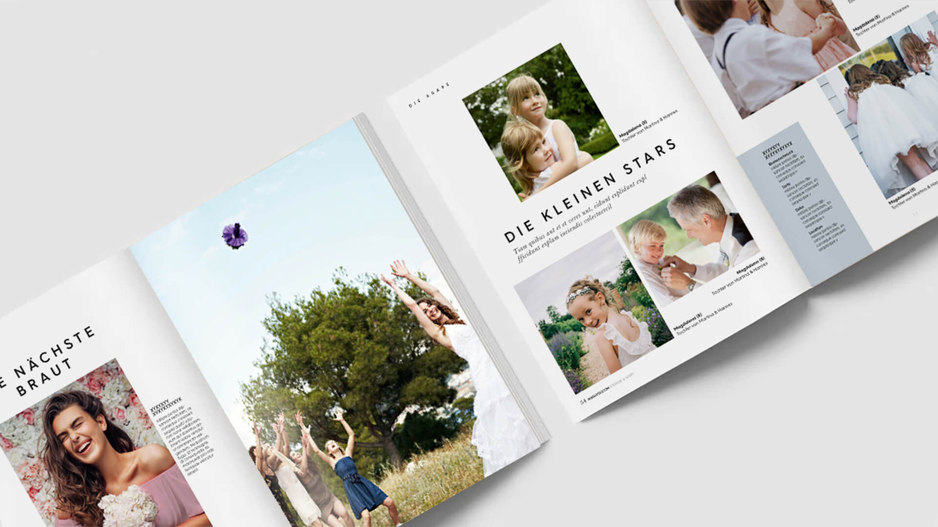 Hochzeitszeitung für Paare nach der Hochzeit. Komplett von Profis gestaltet - kein Selbermachen! – Bild 5