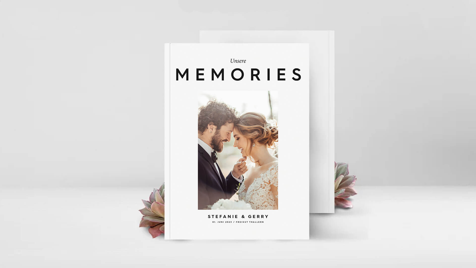 Hochzeitszeitung für Paare nach der Hochzeit. Komplett von Profis gestaltet - kein Selbermachen!